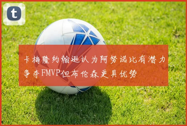 卡梅隆约翰逊认为阿努诺比有潜力争夺FMVP但布伦森更具优势